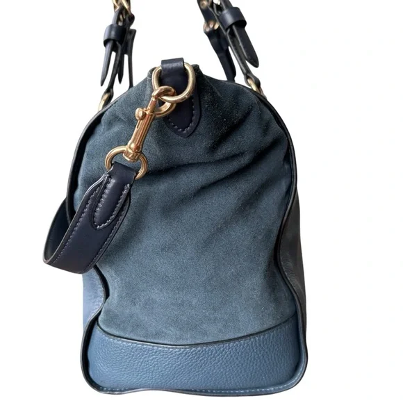 Coach Kleo Denim Leather Carryall Bag - Picture 5 of 15